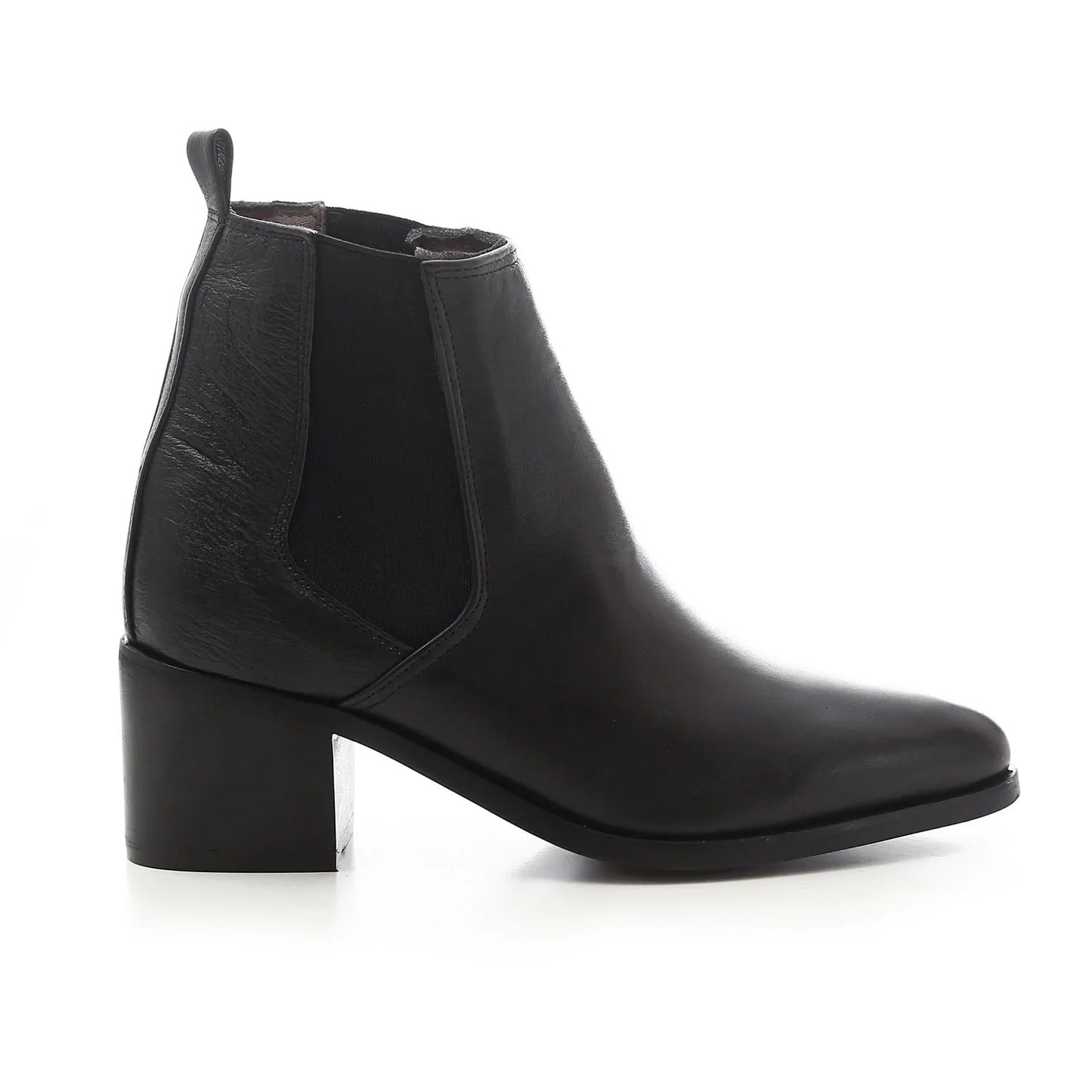 Faux Leather Ankle & High Extension Boots - Black