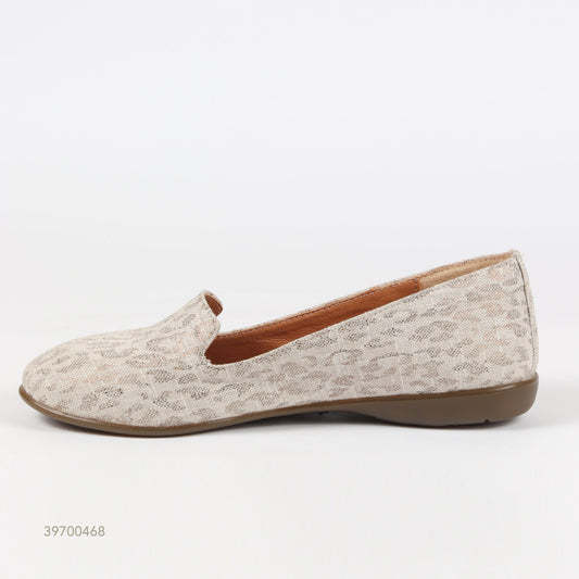 Faux Leather Slip-On Ballerina Flats - Leopard