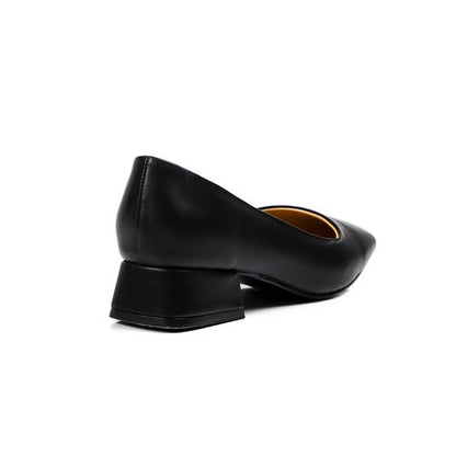 Faux Leather Classic Smooth Pump