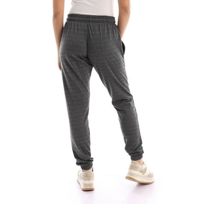 Mixed Poly-Cotton Plain Sports Pants