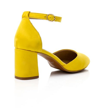 Faux Leather Pointed Pump Heels