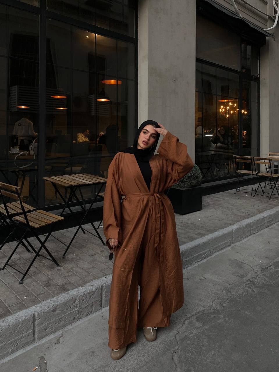 Wrap Linen Set - Havana