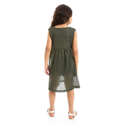 Stitched Slip On  Girls Dress