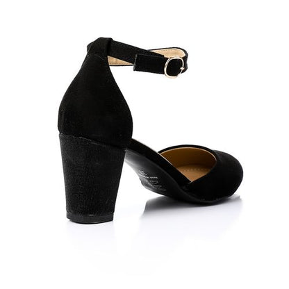 Suede Leather Classic Shoes - Black