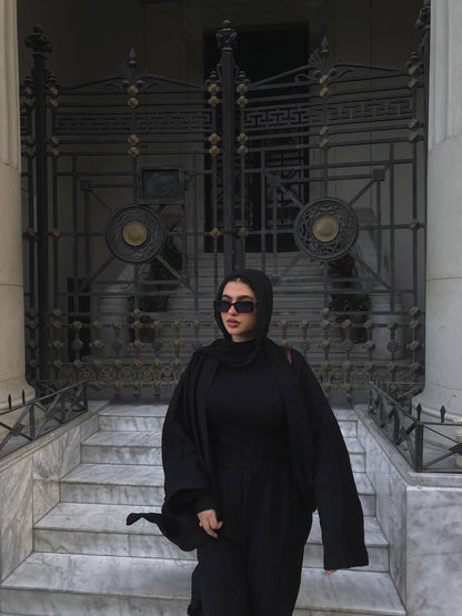 Wrap Linen Set - Black