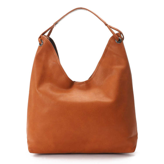 Faux Leather Hobo Shoulder Bag - Havan