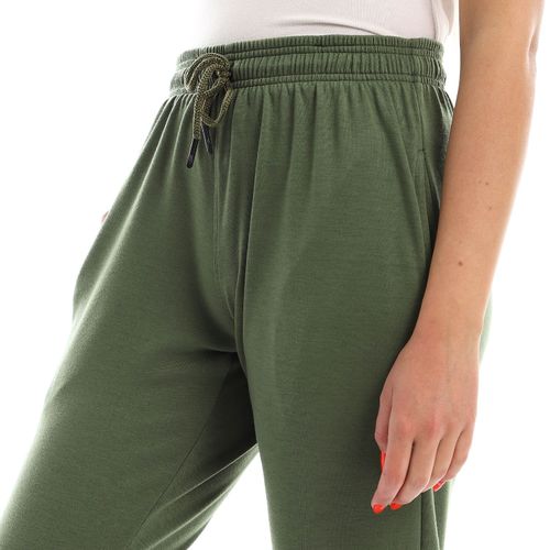 Mixed Poly-Cotton Plain Sports Pants