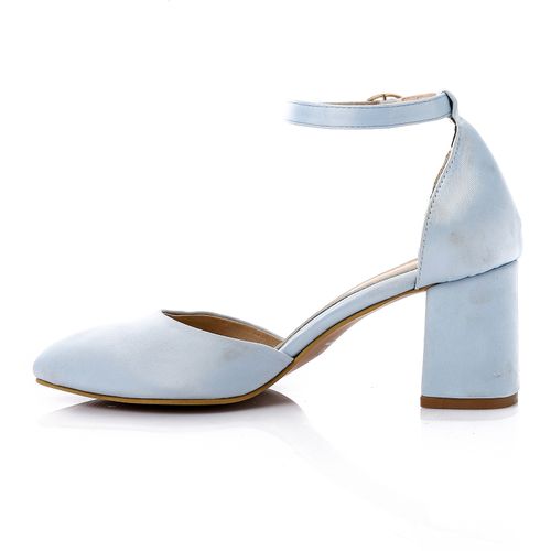 Faux Leather Pointed Pump Heels