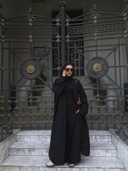 Wrap Linen Set - Black