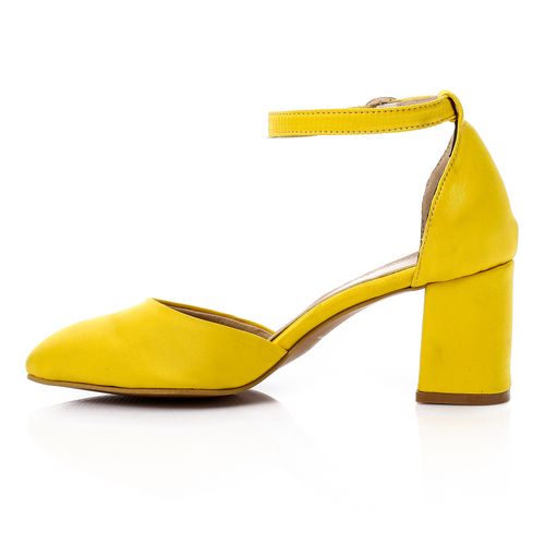 Faux Leather Pointed Pump Heels