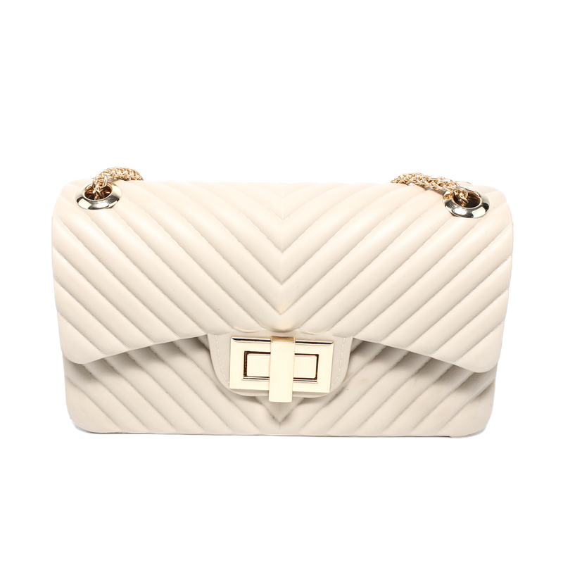 handbag with chain strap