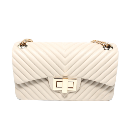 handbag with chain strap