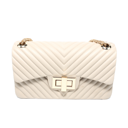 handbag with chain strap