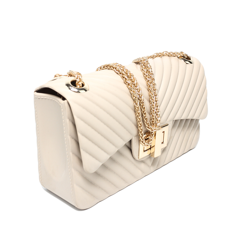 handbag with chain strap