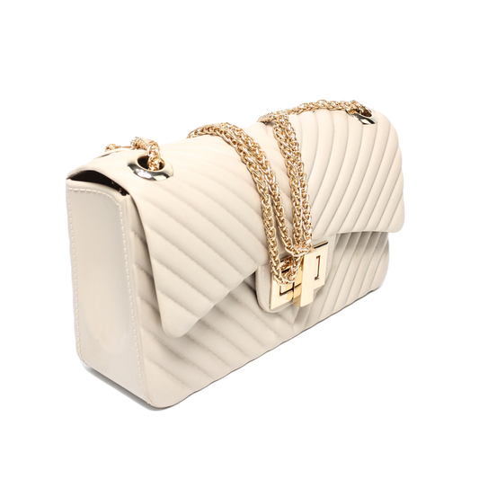 handbag with chain strap