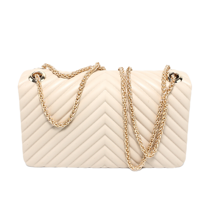 handbag with chain strap