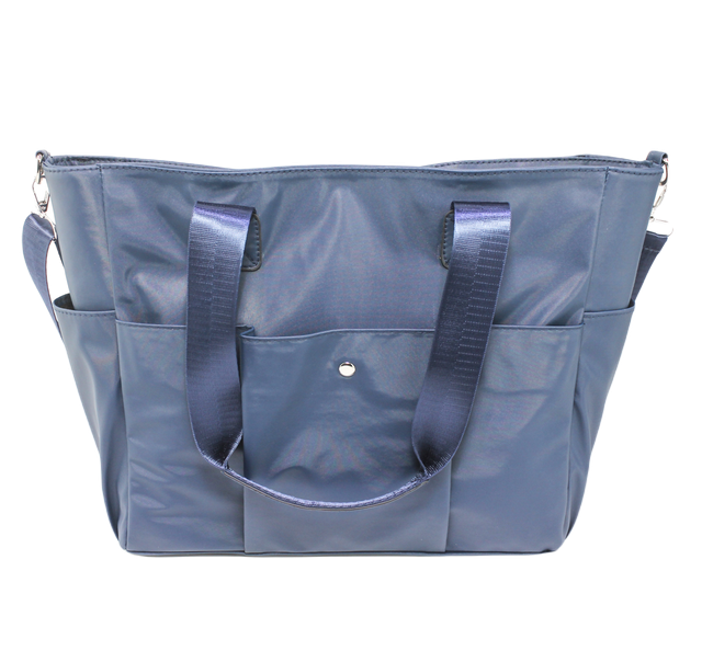 Faux leather Shoulder Bags - Dark Blue