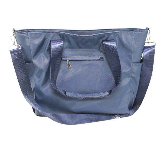 Faux leather Shoulder Bags - Dark Blue