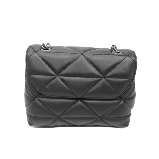 Faux Leather Elegant Handbags - Black