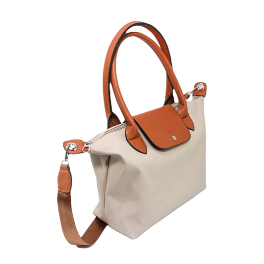 Canvas Elegant Handbags - Beige