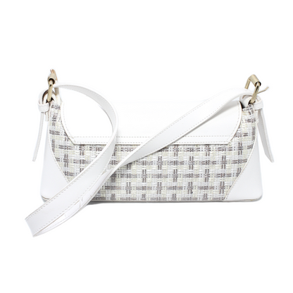 Structured Shoulder Bag - White