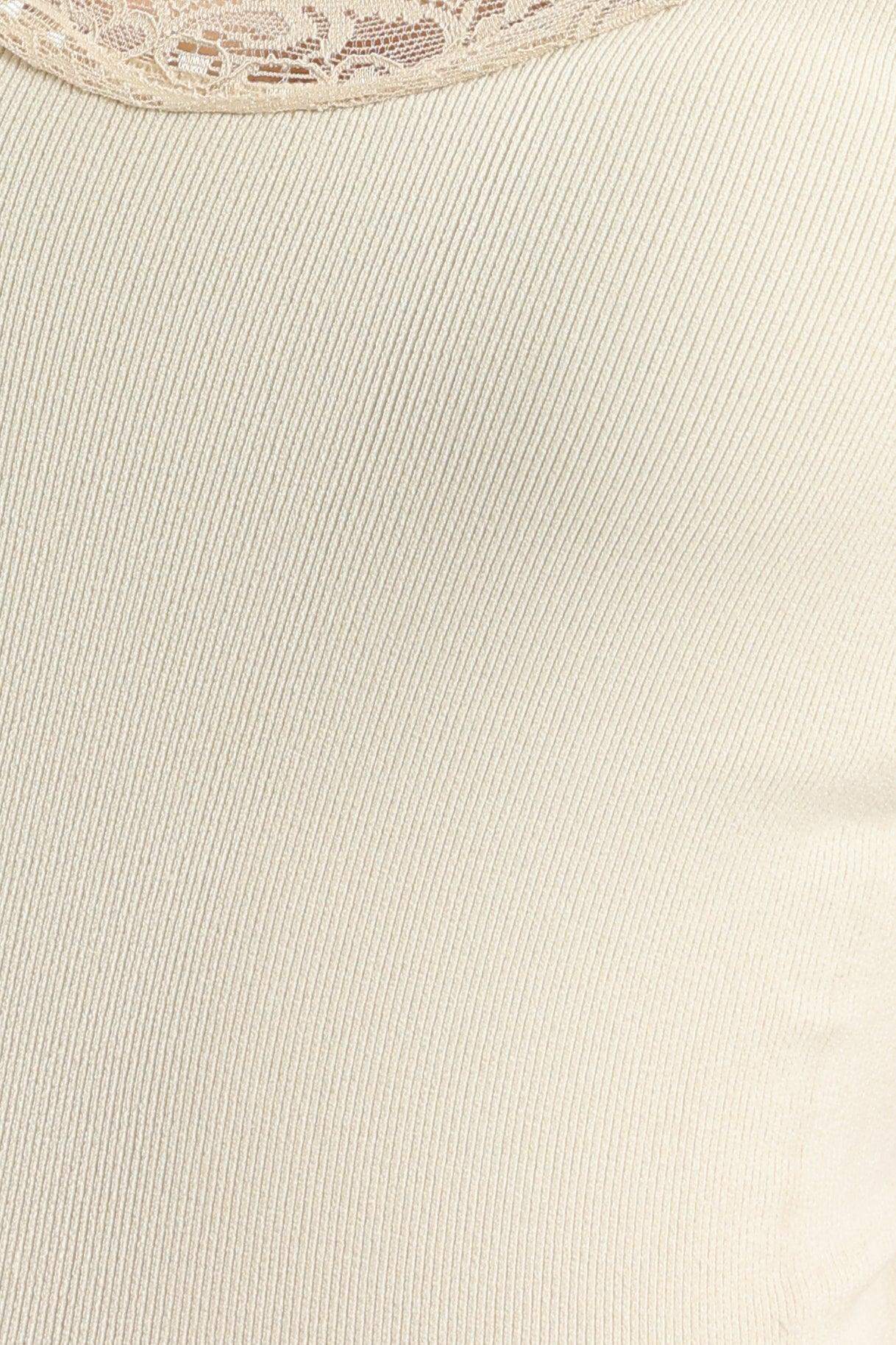 Plunge Round Neck Top - Carina - ÙƒØ§Ø±ÙŠÙ†Ø§