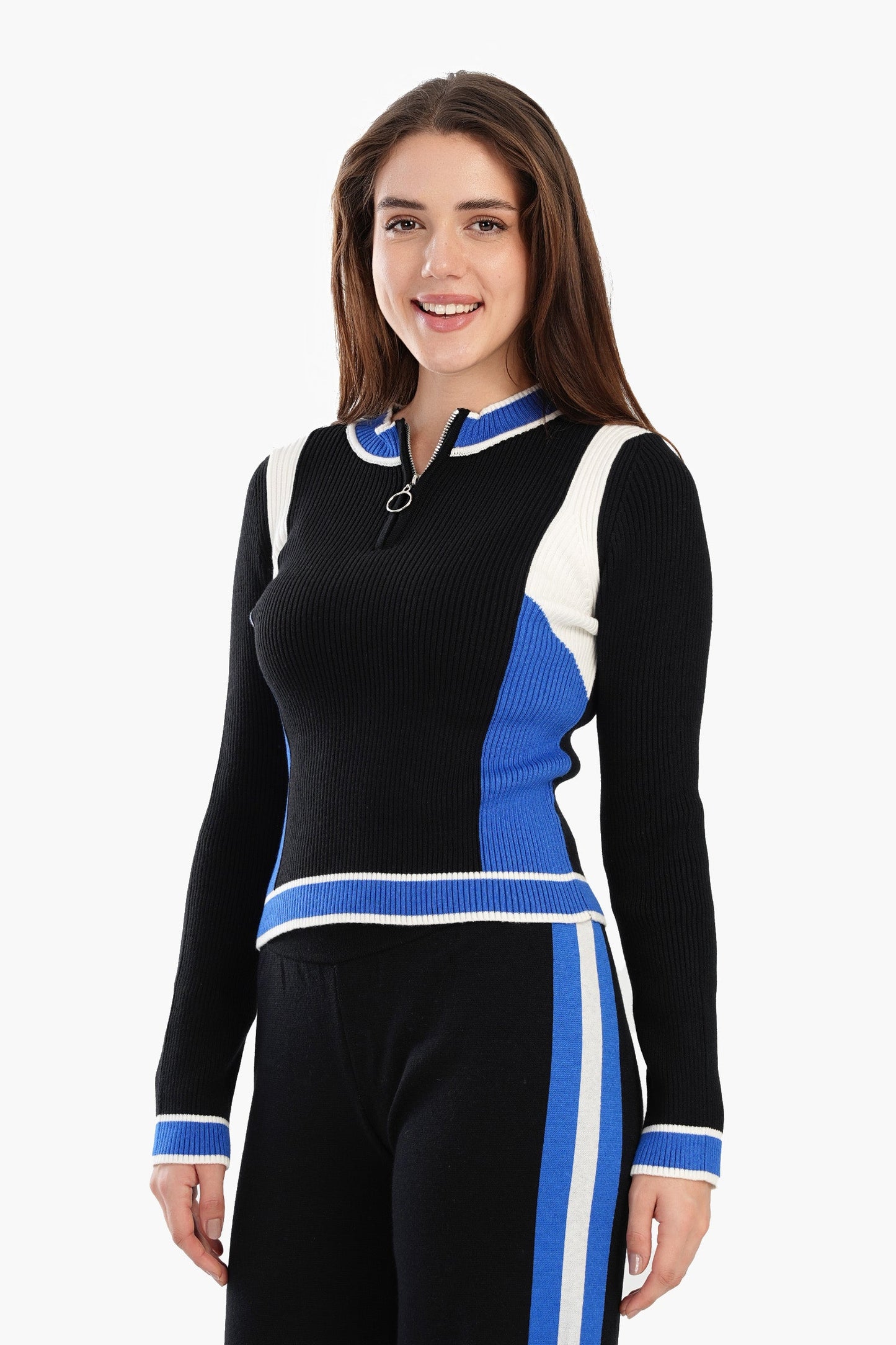 Tritone Mock Neck Lounge Pullover