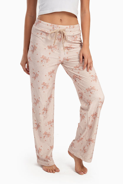 Colored Velvet Pajama Pants