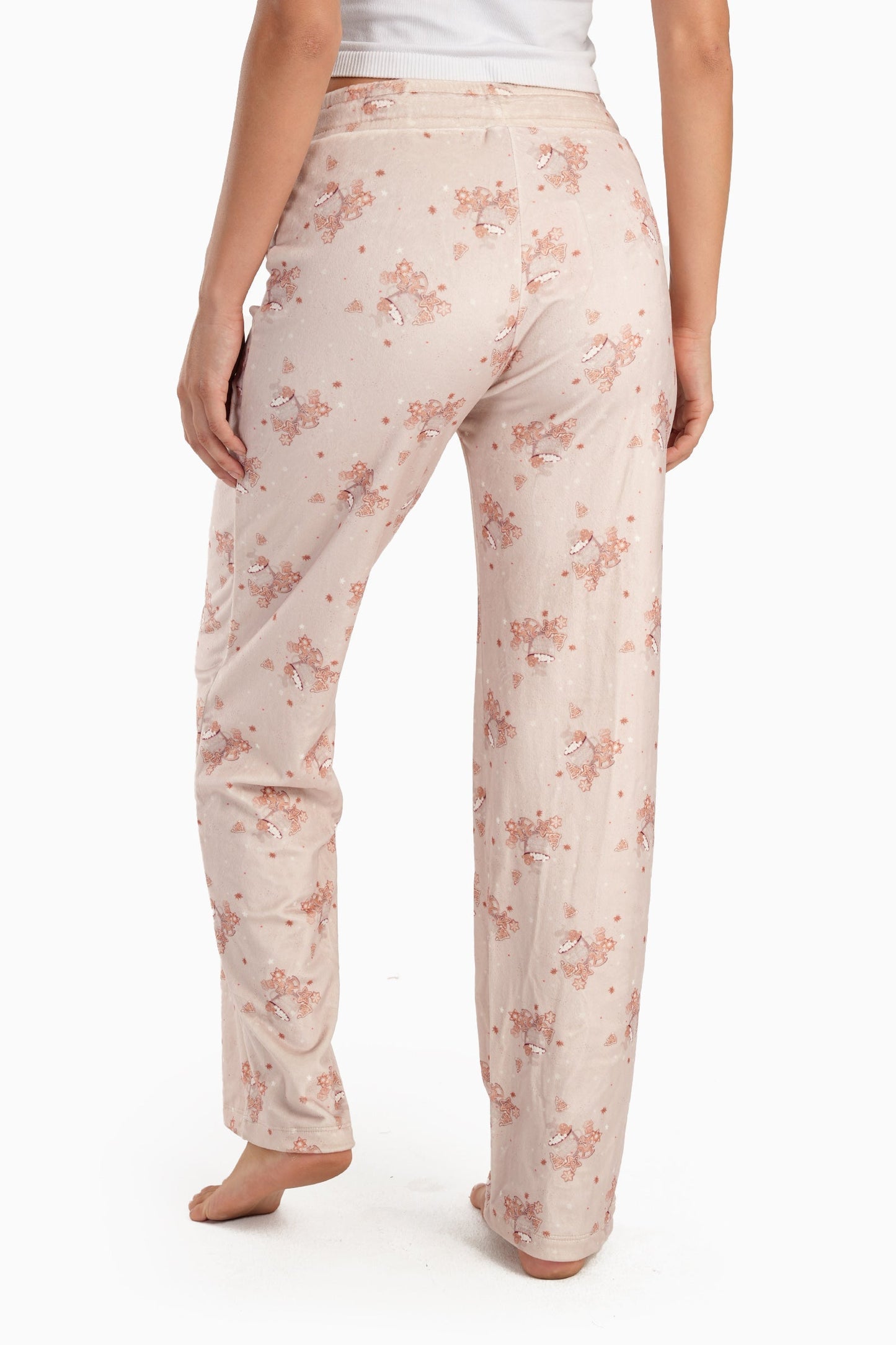 Colored Velvet Pajama Pants