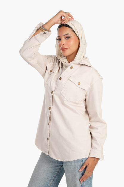 Jacquard Cotton Shirt