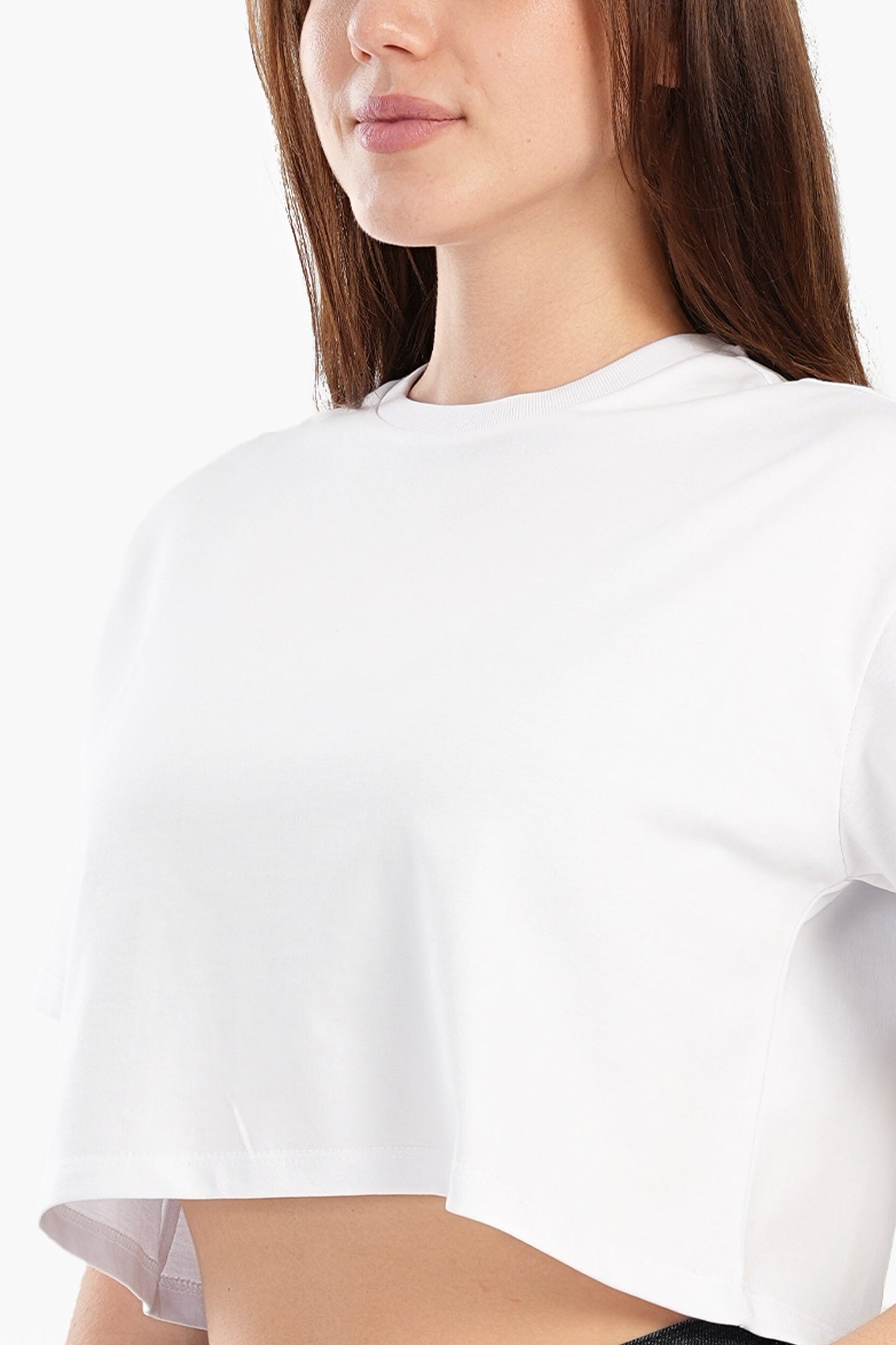 Trendy Cropped Half-Sleeve Top
