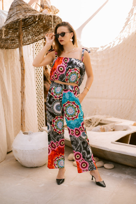 Soft Crepe Printed Set – Multicolor