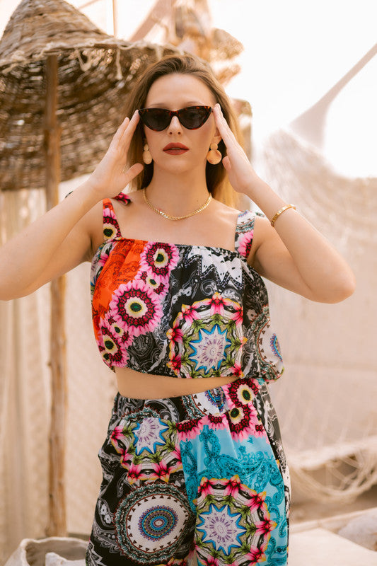 Soft Crepe Printed Set – Multicolor