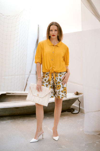 CY Textured Shirt - Yellow