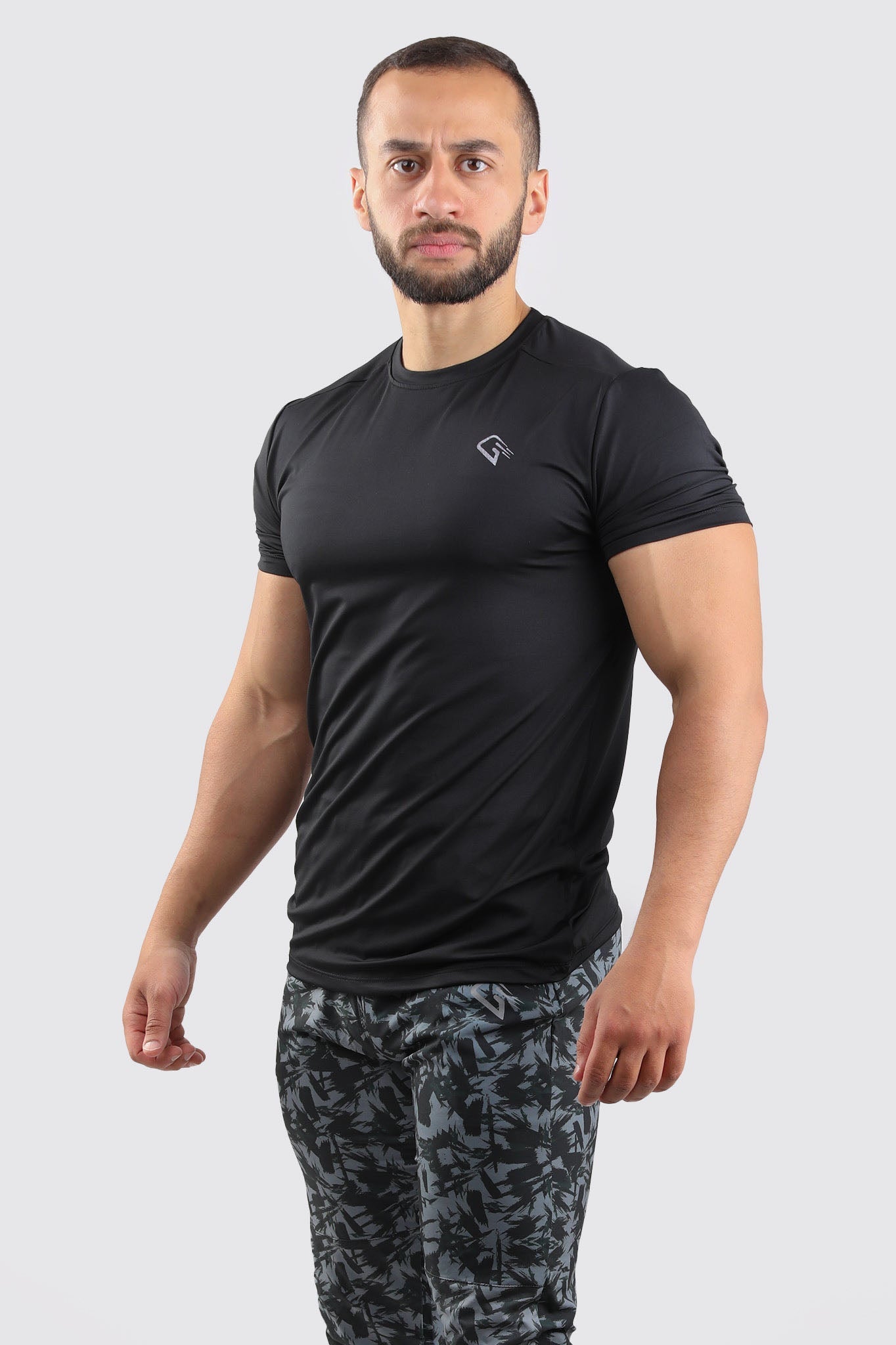 Synthetic Bliss Blume Compression T-Shirt - Black