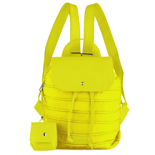 Bee Waterproof Two Toned Backpack - Yellow
