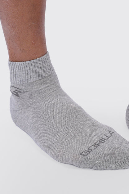 Cotton Vichy Socks - Grey