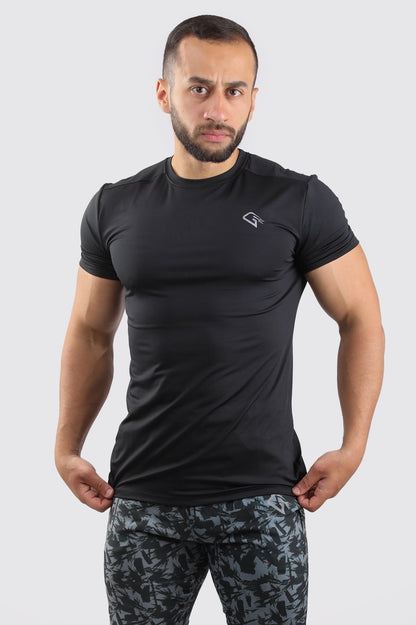 Synthetic Bliss Blume Compression T-Shirt - Black