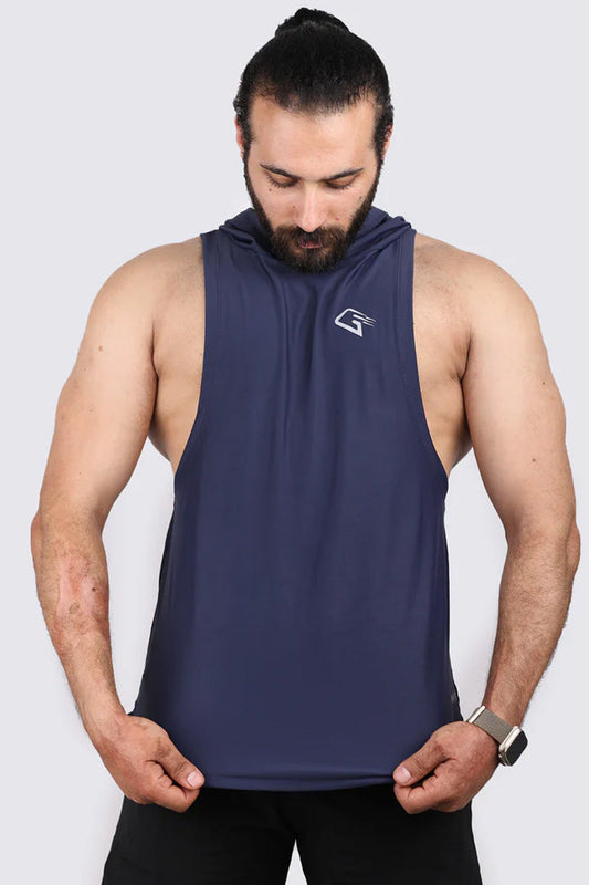 Synthetic Opulent OS sleeveless T-Shirt - Navy