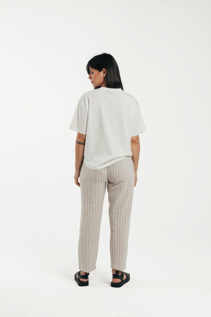 Loose Fit Cotton T-Shirt - White