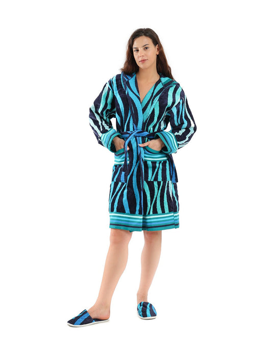 Cotton Bathrobe Multicolor