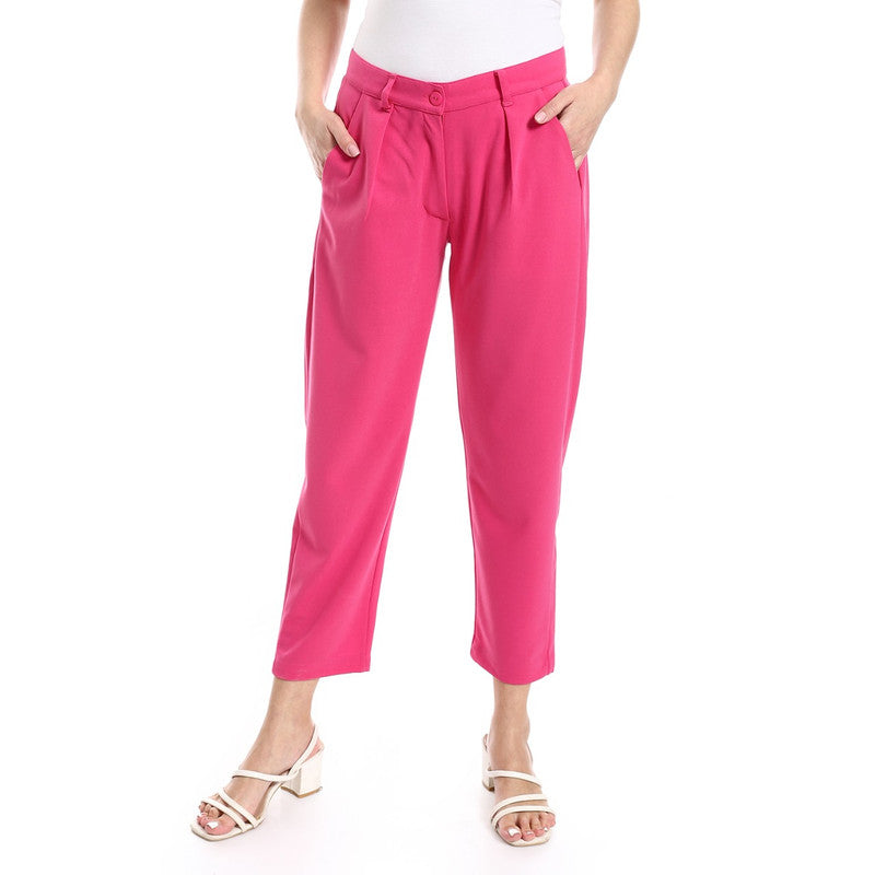 Classic Fit Pants - Fuchsia