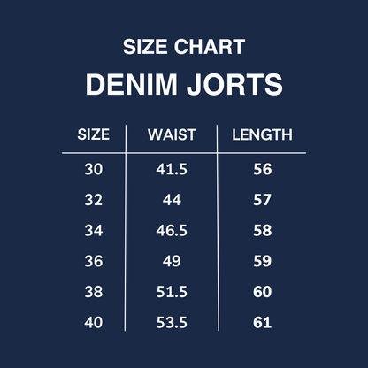 LIGHT BLUE DENIM JORTS