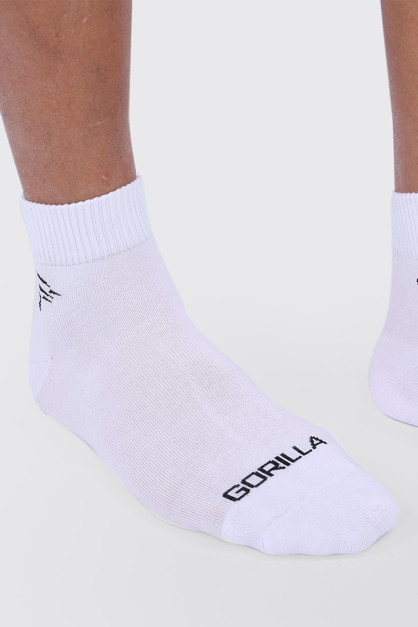 Cotton Vain Socks - White