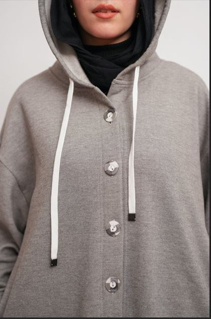 Winter Chic Oversized Hoodie Coat