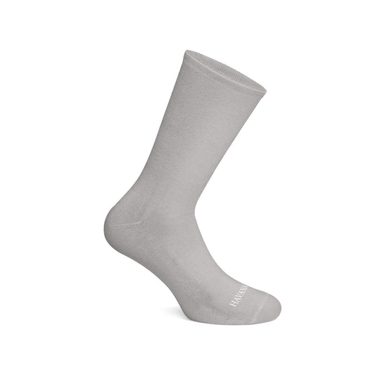 Plain Grey Tall Socks