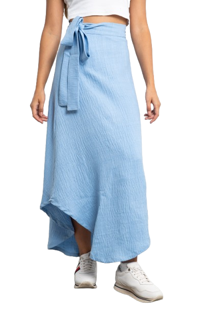 Stylish Wrapping Skirts - Baby Blue