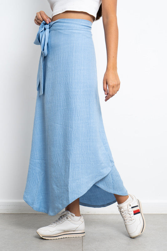 Stylish Wrapping Skirts - Baby Blue