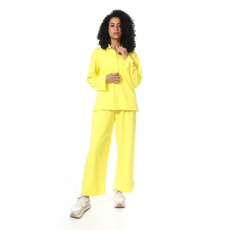 Long Sleeve S.J Pyjama - Yellow
