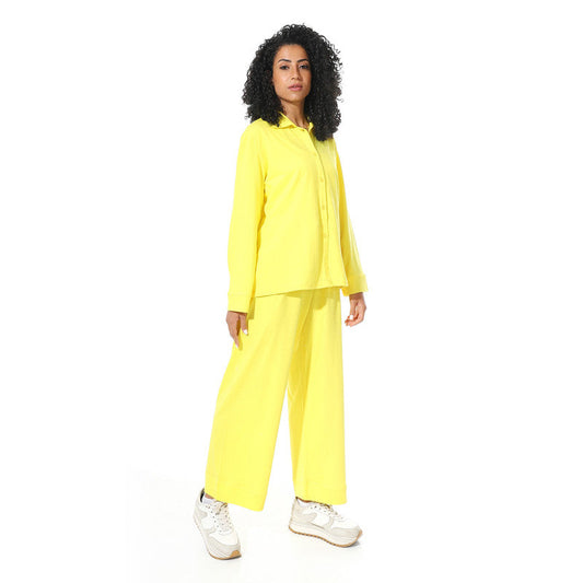 Long Sleeve S.J Pyjama - Yellow